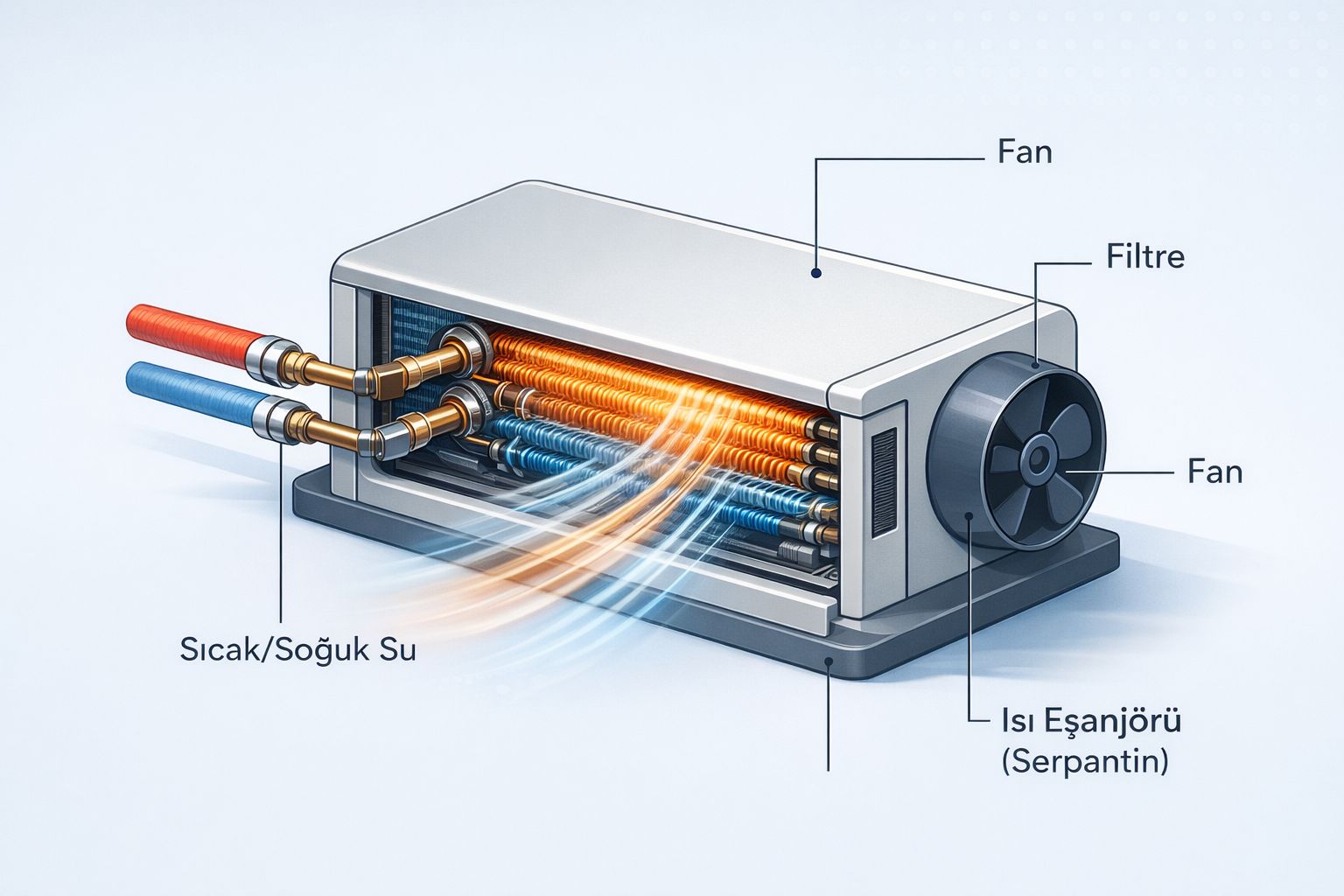 Fancoil Nedir? Fancoil Tesisatı Nasıl Çalışır? Avantajları Nelerdir?